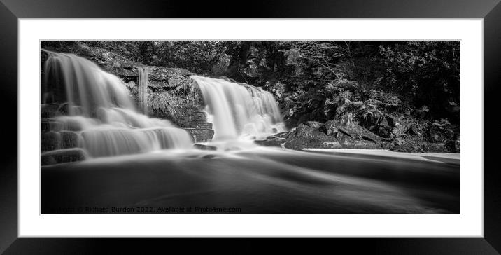 The Thundering Beauty Of Water Arc Foss Framed Mounted Print by Richard Burdon