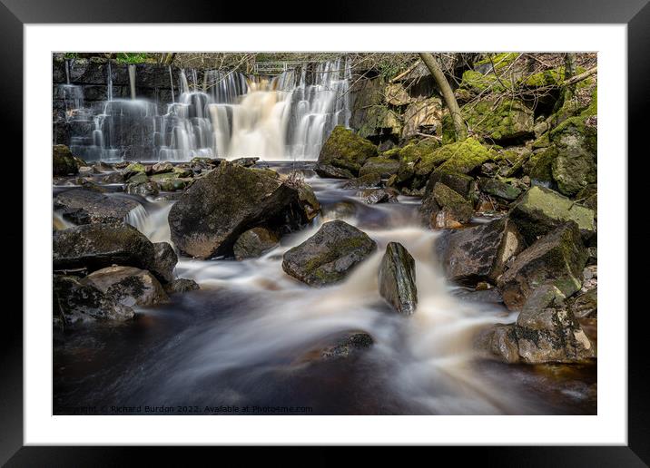 Whitfield Gill Force Framed Mounted Print by Richard Burdon