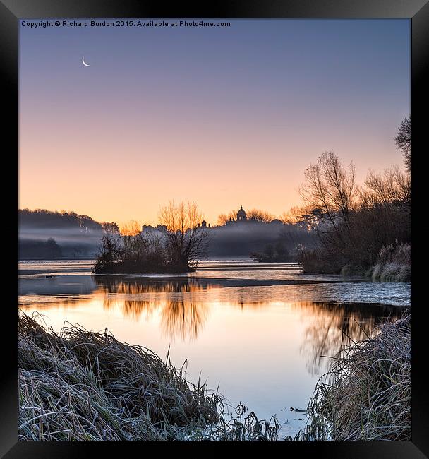  Twilight Glow, Castle Howard Framed Print by Richard Burdon