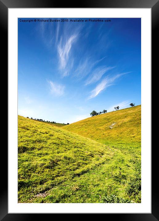  Sunny Afternoon At Deepdale Framed Mounted Print by Richard Burdon