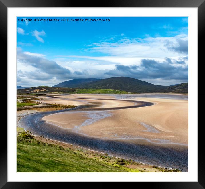 The Kyle of Durness Framed Mounted Print by Richard Burdon