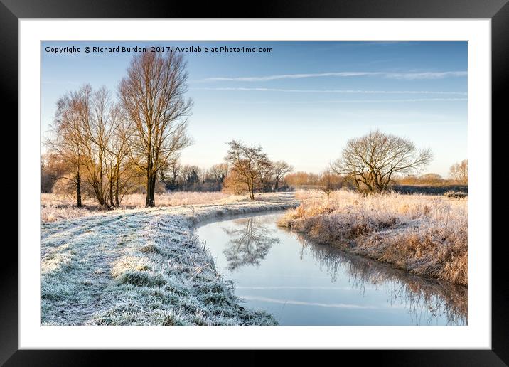 Frosty Morning at Costa Beck Framed Mounted Print by Richard Burdon