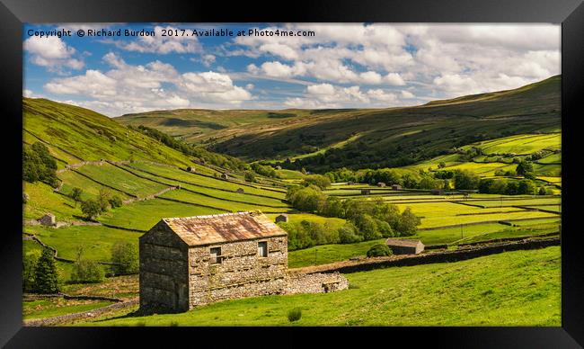 The Barns at Thwaite Framed Print by Richard Burdon