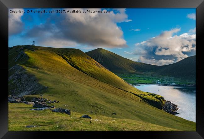 Dappled Light on Ruival, St. Kilda Framed Print by Richard Burdon