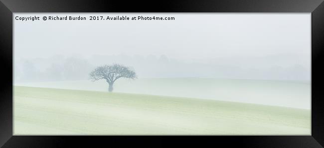 Kingthorpe in the Mist Framed Print by Richard Burdon