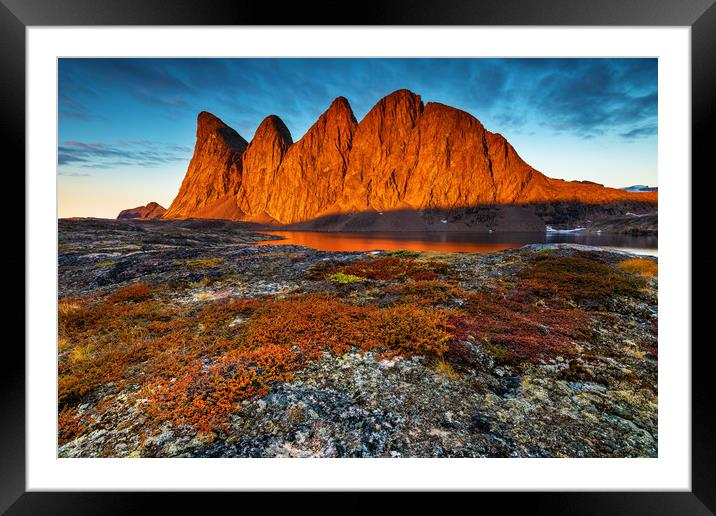 Bear Island Sunrise 11 Framed Mounted Print by Richard Burdon