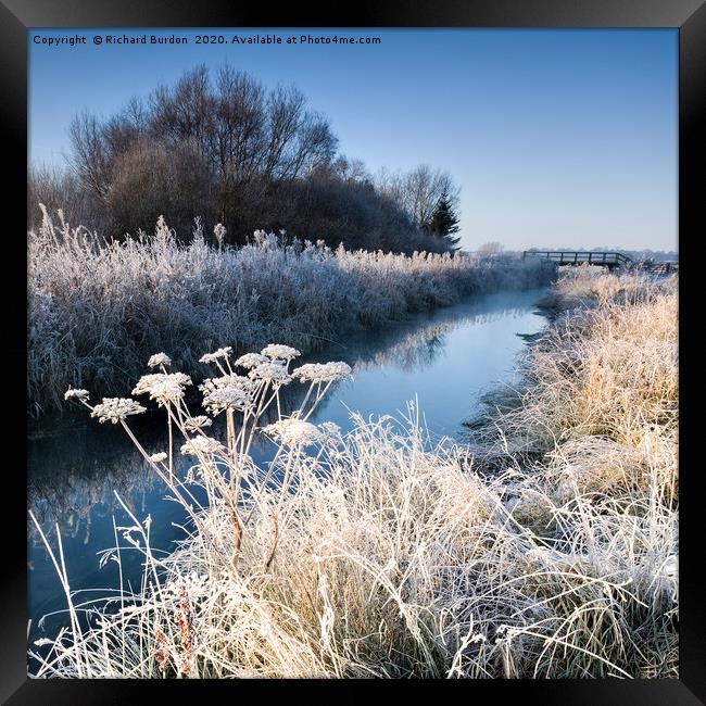 Frosty Morning, Costa Beck Framed Print by Richard Burdon