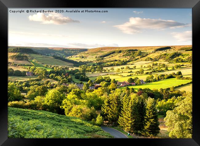 Rosedale Abbey Framed Print by Richard Burdon