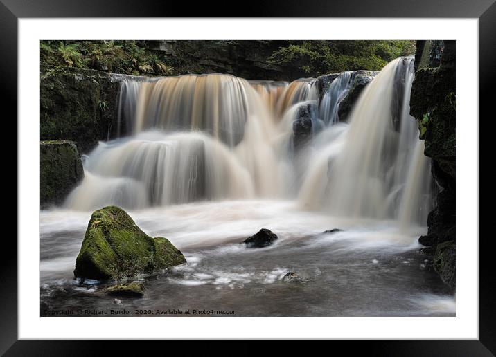Nelly Ayre Foss in Spate Framed Mounted Print by Richard Burdon