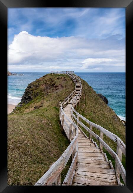 Sango Bay Viewpoint Framed Print by Richard Burdon