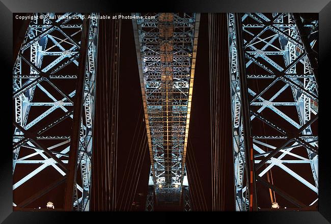 Transporter Bridge Framed Print by Paul White