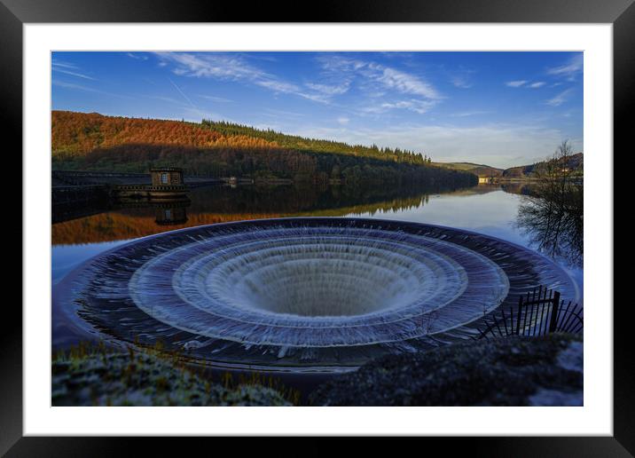 Ladybower Reservoir Framed Mounted Print by Tony Clement