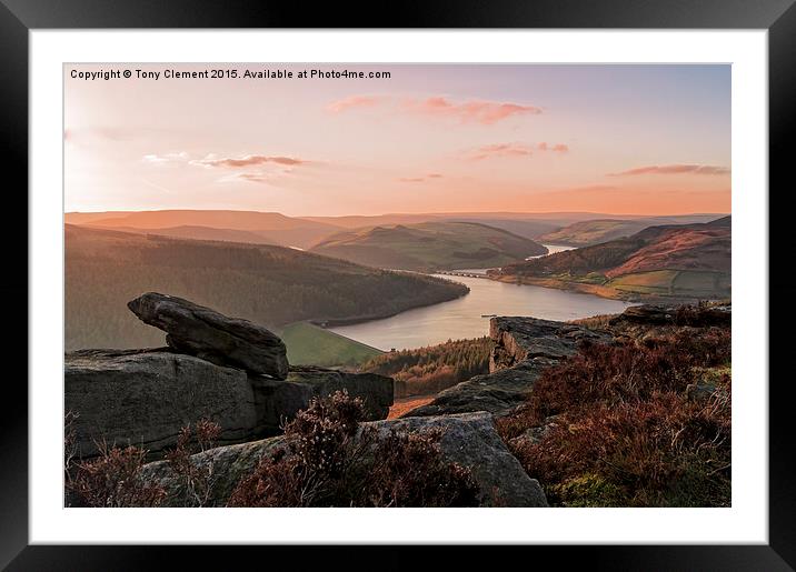  Bamford Edge View Framed Mounted Print by Tony Clement