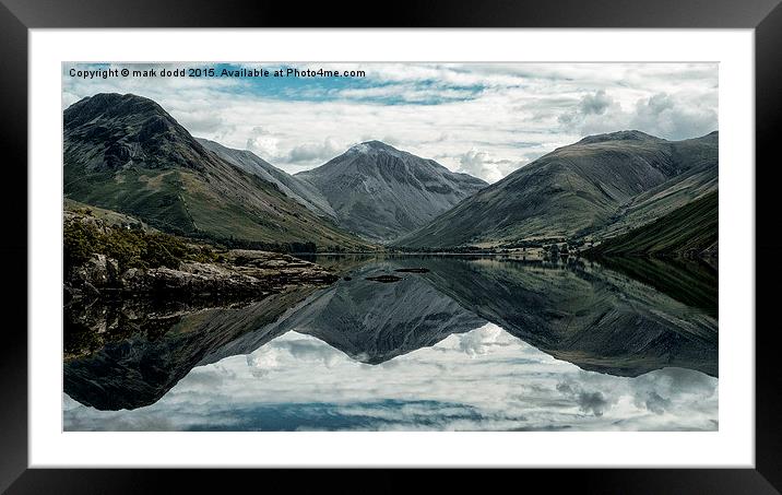  Wast water Framed Mounted Print by mark dodd