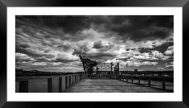  Dunston Staithes Framed Mounted Print by mark dodd