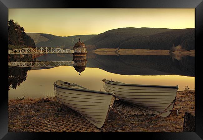 Twin Boats Framed Print by Reg Atkinson