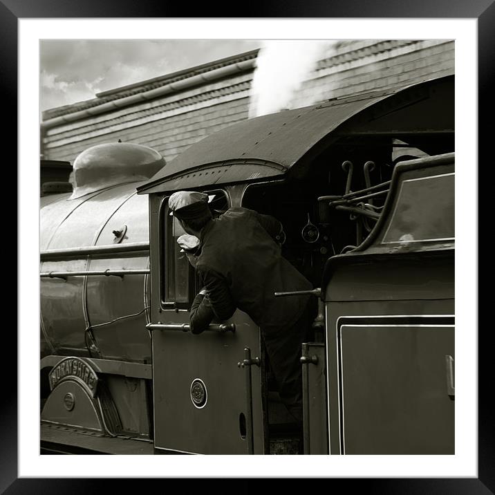 LNER D49 Class 4-4-0 No.246 Morayshire. (D) Framed Mounted Print by Reg Atkinson