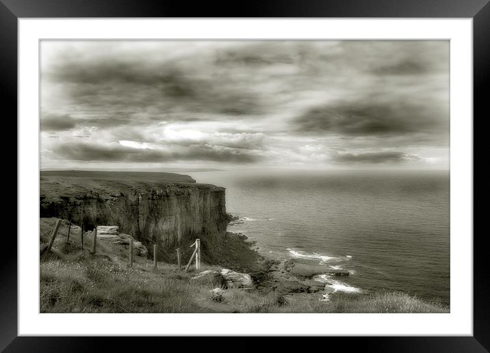 Cliff Top View, Dunnet Head, Scotland Framed Mounted Print by Reg Atkinson