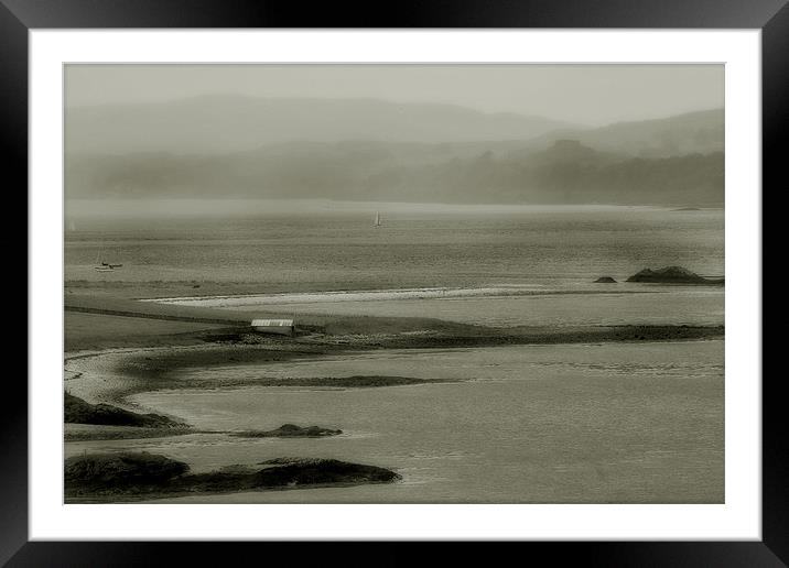 Seascape, Port Appin Framed Mounted Print by Reg Atkinson