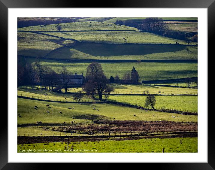 Driving through Snowdonia Framed Mounted Print by Gail Johnson