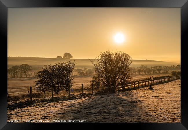 Avebury Stone Circle Neolithic and Bronze Age ceremonial site at Framed Print by Gail Johnson