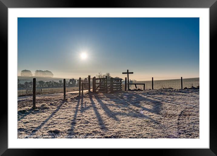 Avebury Stone Circle Neolithic and Bronze Age ceremonial site at Framed Mounted Print by Gail Johnson