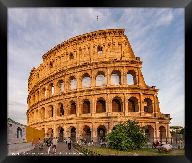 Views around the Italian city of Rome Framed Print by Gail Johnson