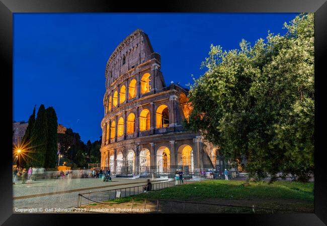 Views around the Italian city of Rome Framed Print by Gail Johnson
