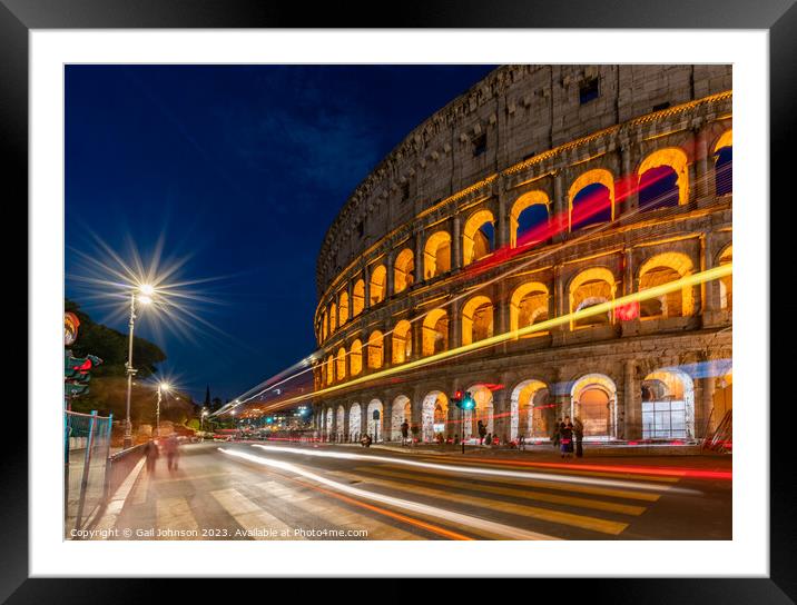 Views around the Italian city of Rome Framed Mounted Print by Gail Johnson