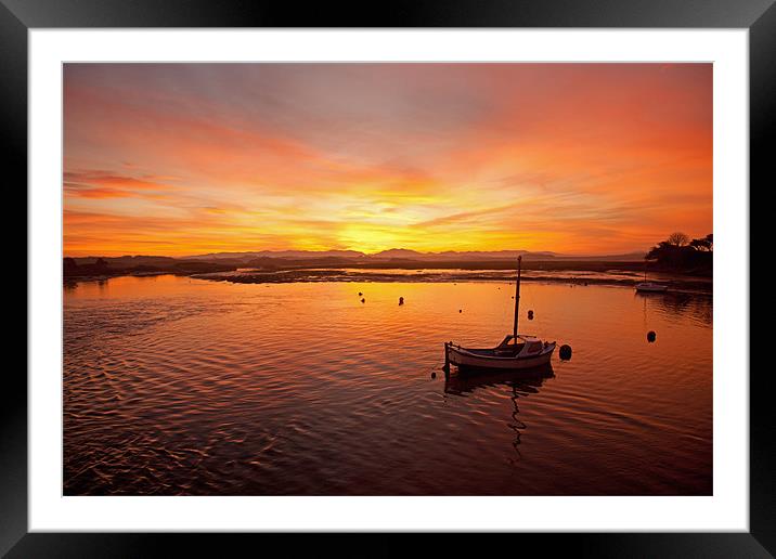 Sunrise at the Inland Sea Framed Mounted Print by Gail Johnson