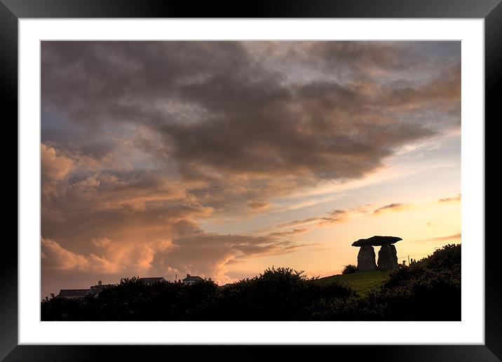 Rhoscolyn Sunset Framed Mounted Print by Gail Johnson