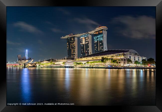 Views around Singapore , Asia,  Framed Print by Gail Johnson