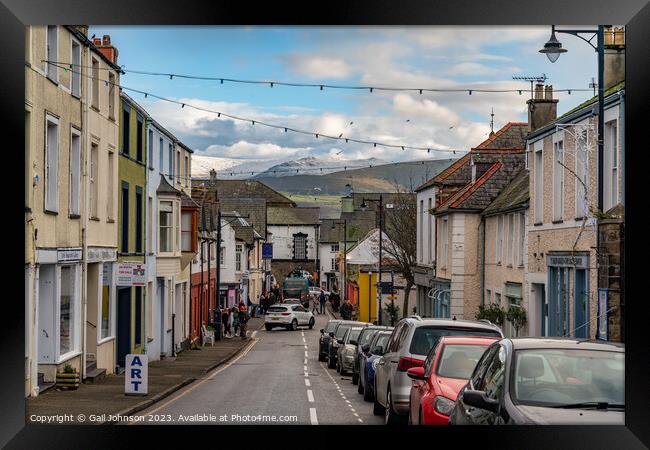 Views around Beaumaris a small Anglesey coastal town Framed Print by Gail Johnson
