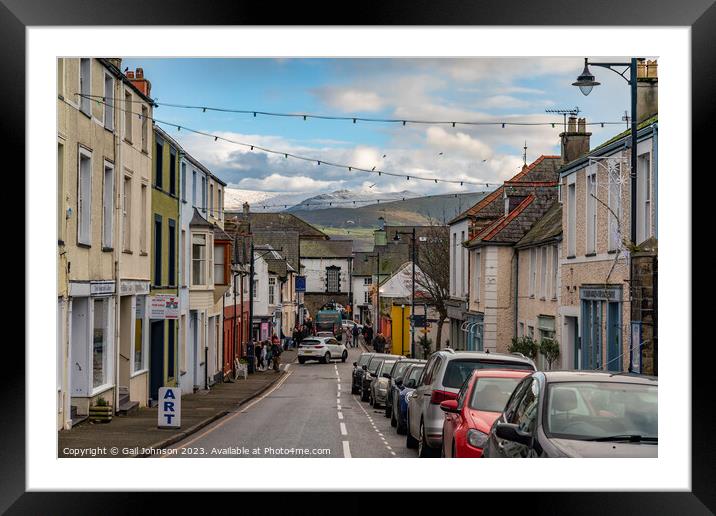 Views around Beaumaris a small Anglesey coastal town Framed Mounted Print by Gail Johnson
