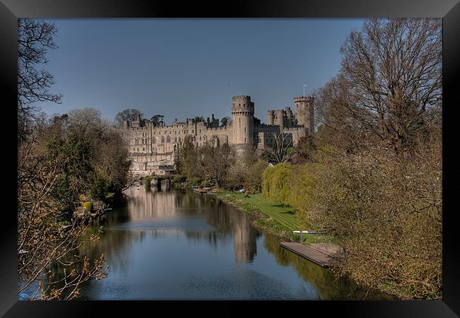 View of Warwick Castle Framed Print by Gail Johnson