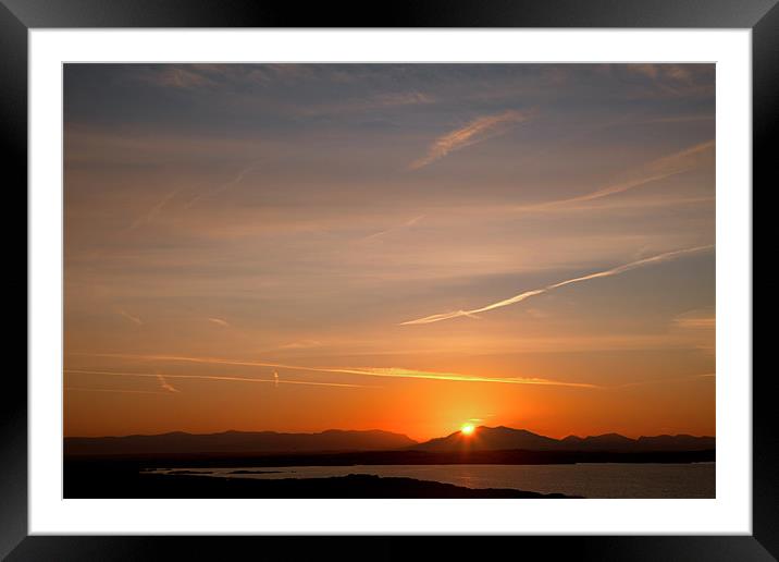 Sunrise over Snowdonia Framed Mounted Print by Gail Johnson