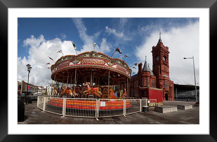 Cardiff Bay Framed Mounted Print by Gail Johnson