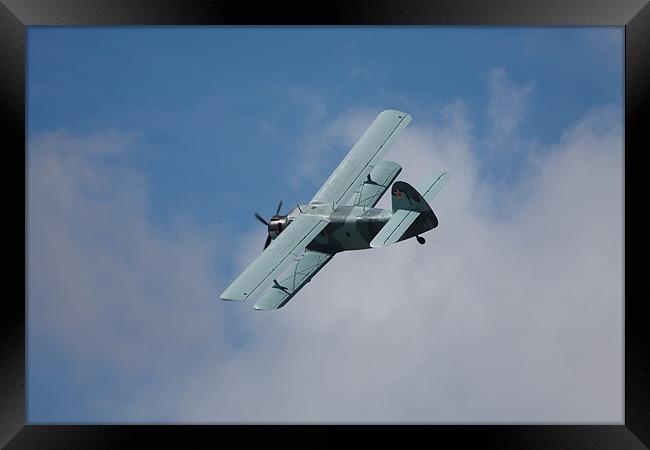 Air Unique Antonov An-2 Framed Print by Gail Johnson