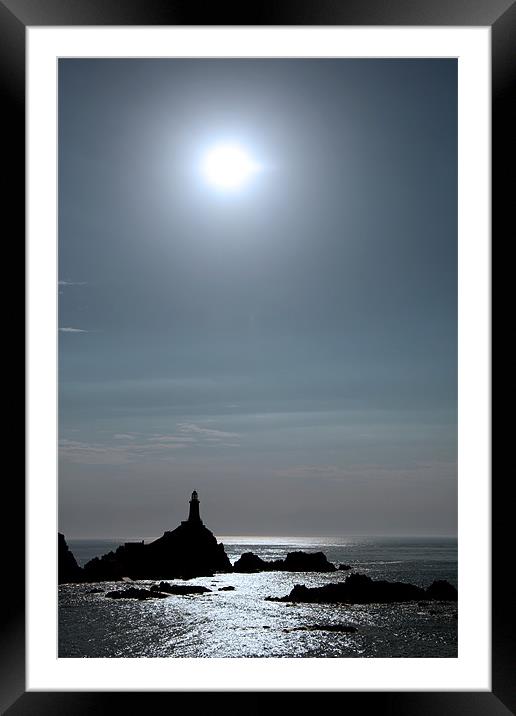 Corbiere Lighthouse Framed Mounted Print by Gail Johnson