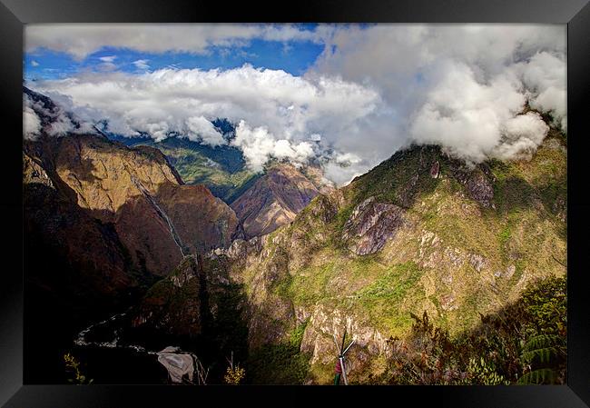 Machu Picchu Framed Print by Gail Johnson