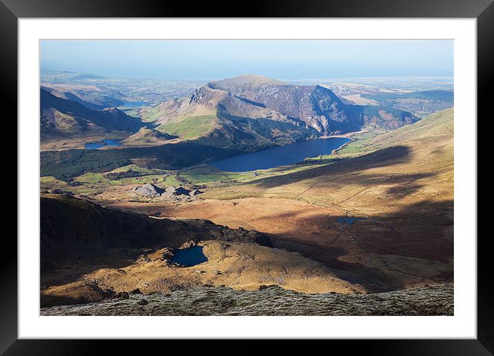 Snowdon Views Framed Mounted Print by Gail Johnson