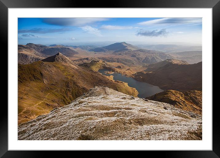 Snowdon Views Framed Mounted Print by Gail Johnson