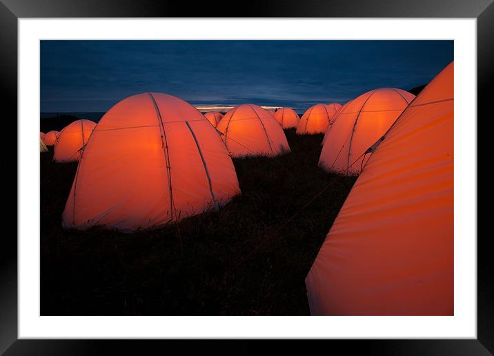 Caemes Peace Camp Framed Mounted Print by Gail Johnson