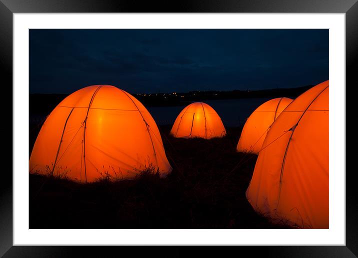 Caemes Peace Camp Framed Mounted Print by Gail Johnson