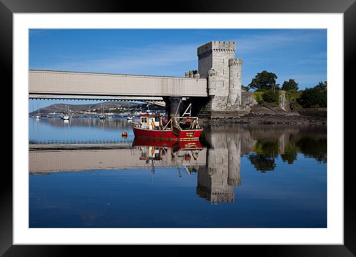 Conwy Castle Framed Mounted Print by Gail Johnson