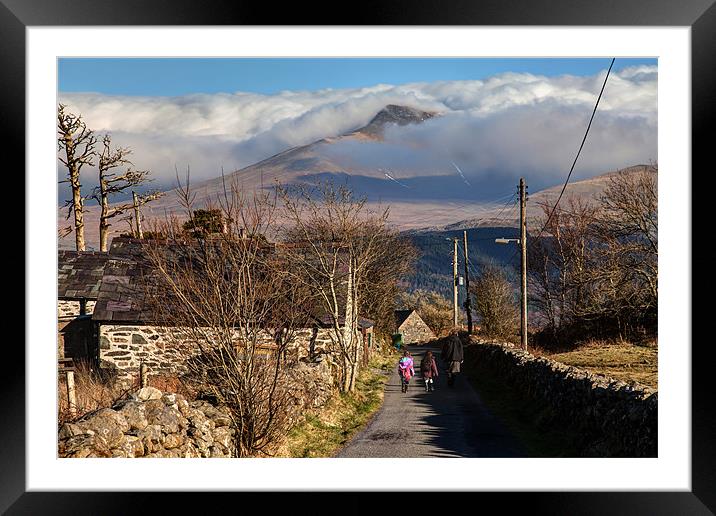Snowdonia Framed Mounted Print by Gail Johnson