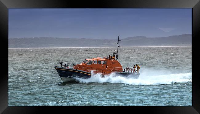 The New Kiwi Lifeboat Framed Print by Gail Johnson