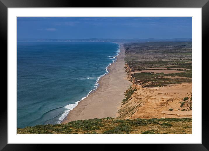 Point Reyes National Seashore park Framed Mounted Print by Gail Johnson