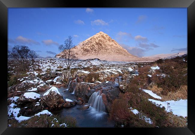 Sunrise in Glencoe Framed Print by Gail Johnson