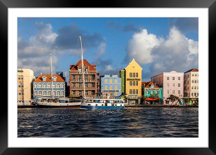 Views around Curacao Caribbean island Framed Mounted Print by Gail Johnson